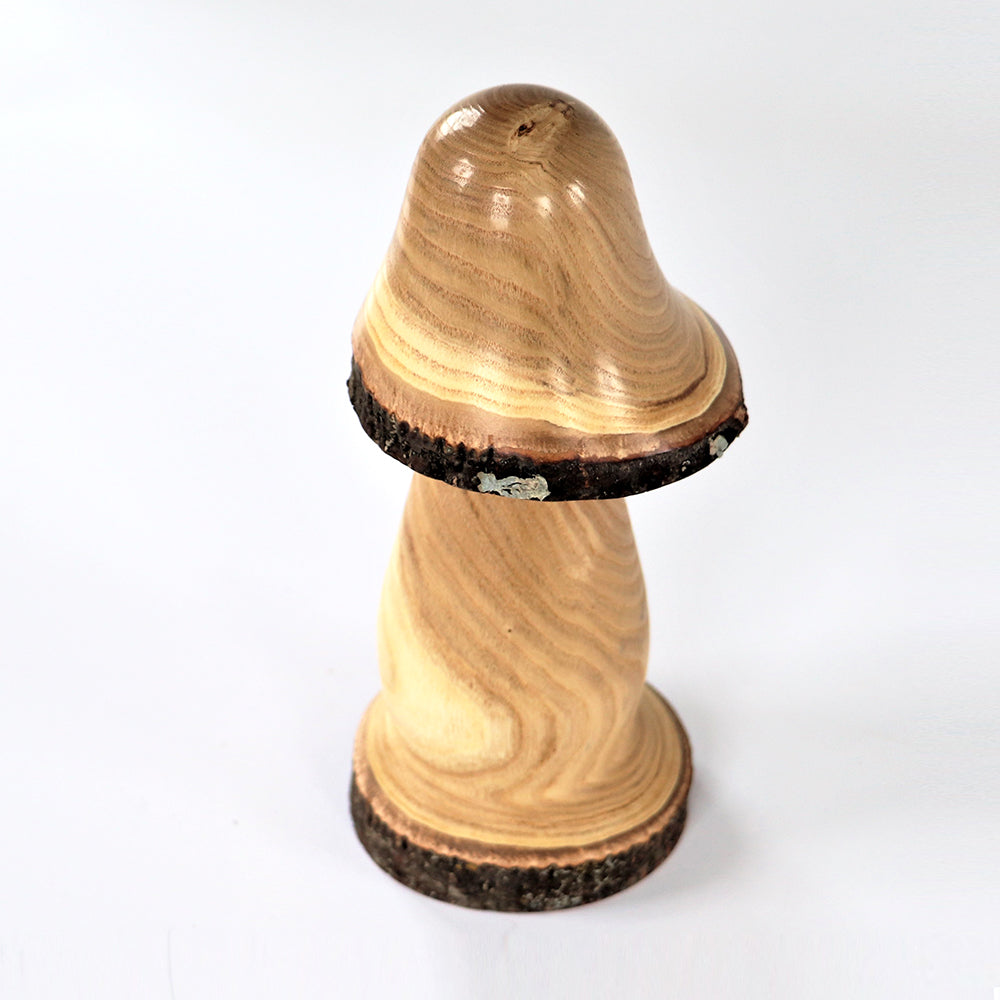 Wooden Mushroom - 8" Chestnut wood