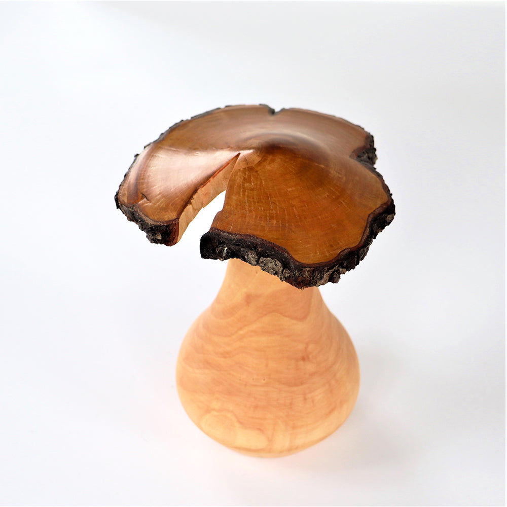 Wooden Mushroom - 7" Pear wood