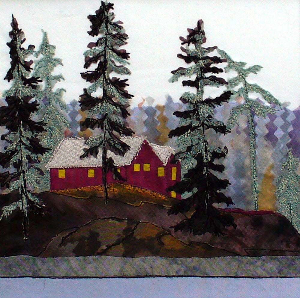 Kate Bridger, Made on Monday no. 163 Red Cabin on Shore