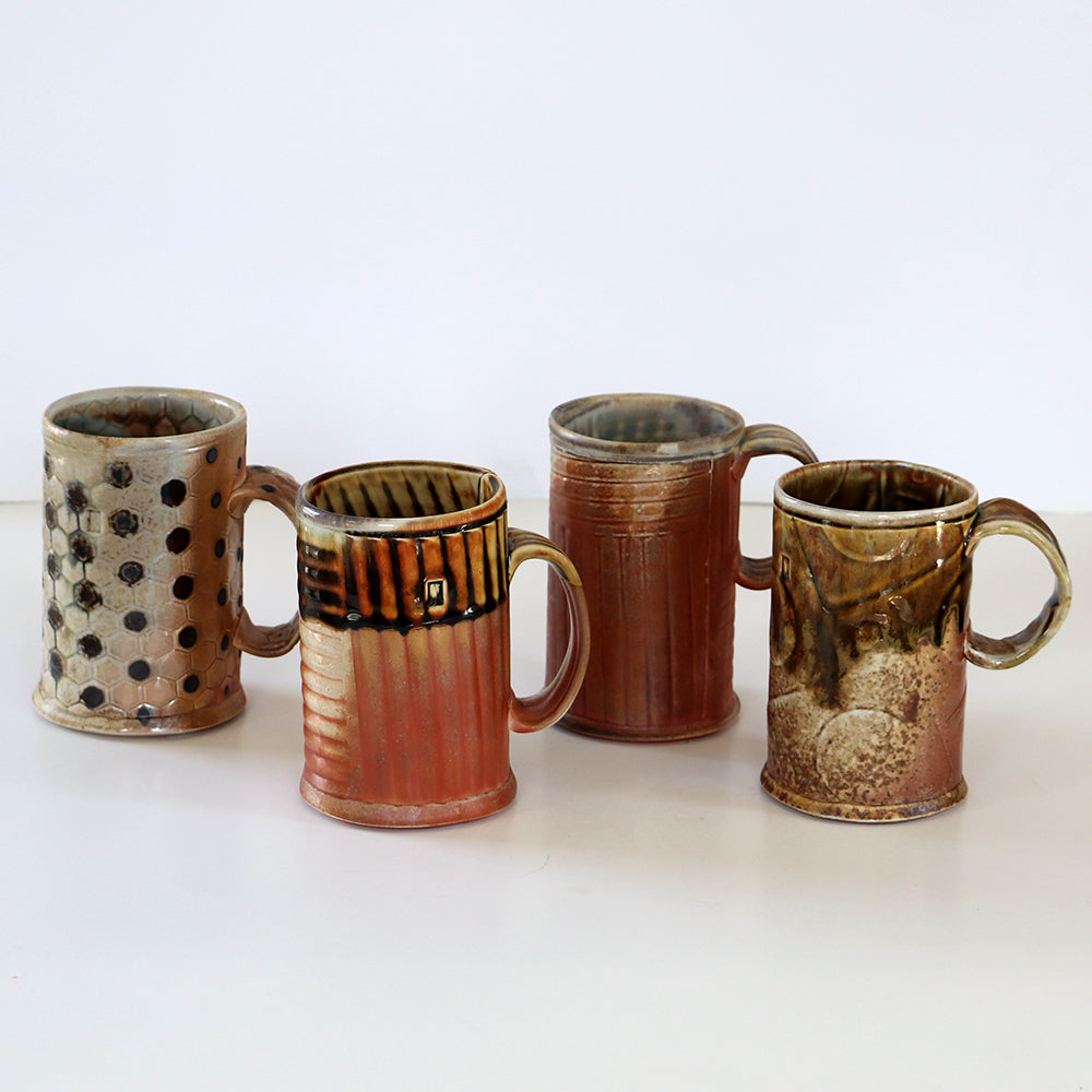 Mug, wood fired porcelain
