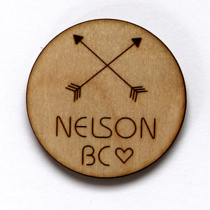 Nelson Wooden Magnets